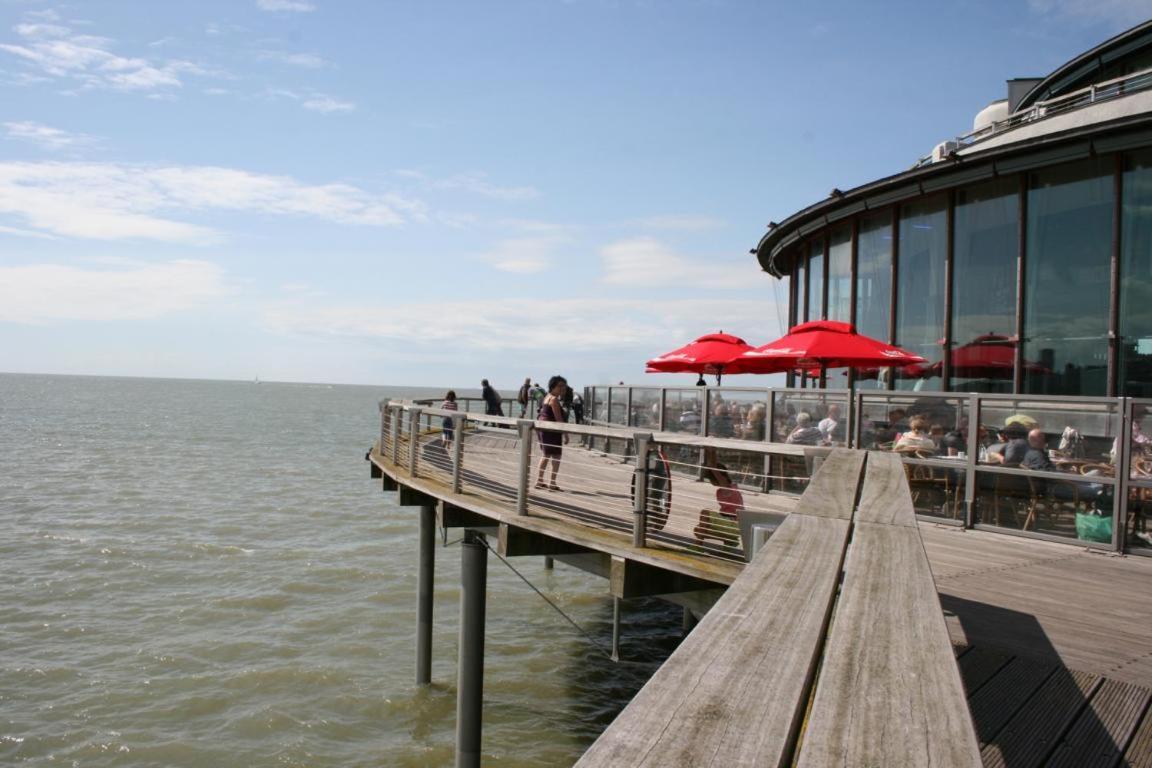 Beautiful Top Floor Seaview Studio Apartment B'Berge-Bruges Blankenberge Exterior foto